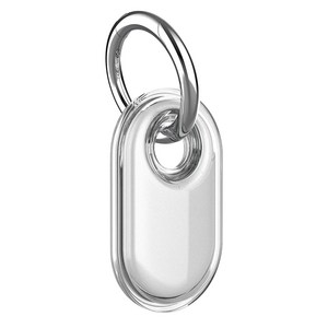 스마트 태그 방수 클리어 홀더 키링 케이스, 1개, 투명