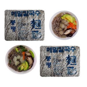 봉평 메밀 칼국수-1.4kg(15인분) 생면 옹심이칼국수 업소전문용, 1개, 1.4kg