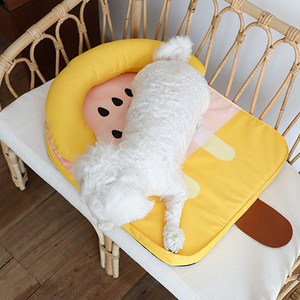 슬로우고 강아지 고양이 쿨방석 아이스바 시원한 여름 쿨매트, 바나나