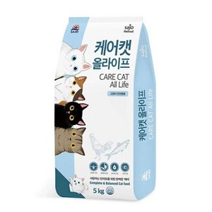 케어캣 올라이프 전연령용 5kg, 닭, 1개