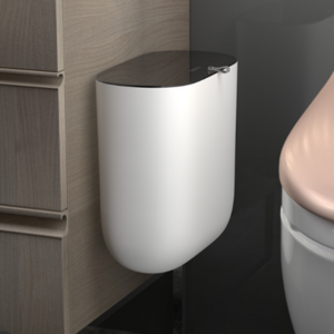 디오벨러 틈새 벽걸이형 프리미엄 휴지통, 화이트