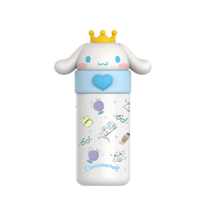 크로스 보더 Sanrio 정품 산리오 350ml 보온보냉 어린이 텀블러 (당일출고 국내배송), 화이트, 1개