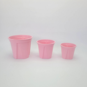 청연 국내산 원형슬릿화분 (핑크), 1개, 핑크
