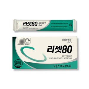 [공식] 리셋80, 2개, 15회분