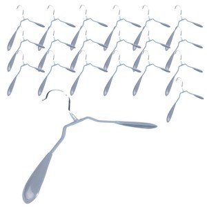 반디 고급형 코팅 논슬립 옷걸이, 그레이, 20개