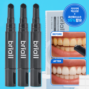 브리올 치과 미백 동일 성분 화이트닝 셀프 치아 미백제, 4g, 3개