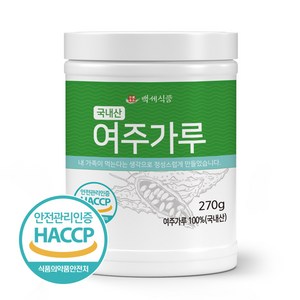 백세식품 여주가루분말 270g 통 국내산 HACCP 인증제품, 1개