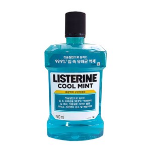 리스테린 리스테린 쿨민트 1.5L 가글 구강청결제 치약, 1개