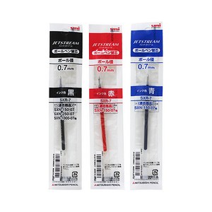 제트스트림 볼펜 리필심 0.7mm 레드, 5개