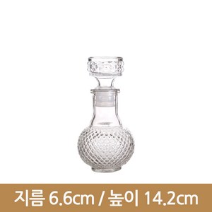 유리병 미니양주병 소-100ML(원형), 1개