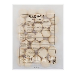 [소담푸드] 치즈볼화이트 900g(30gx30개입) 진우식품, 1개, 900g