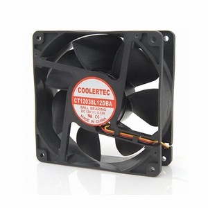 COOLERTEC 팬쿨러 CT-12038L12DBA-3P 2볼/120mm/38T 케이스쿨러, 선택없음, 선택없음, 1개