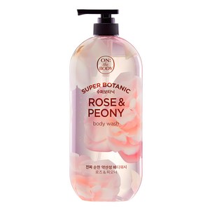 온더바디 수퍼보타닉 바디워시 로즈 앤 피오니향, 865ml, 1개