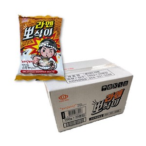 라멘 뽀식이 100g X 20개 라면땅 에낙 뿌셔뿌셔 세계과자점 군것질