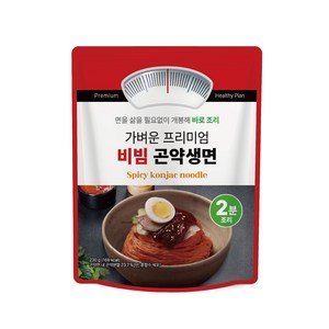 대신곤약 여름별미 곤약냉면 가벼운 프리미엄 곤약 물냉면 비빔냉면, 10개, 230g