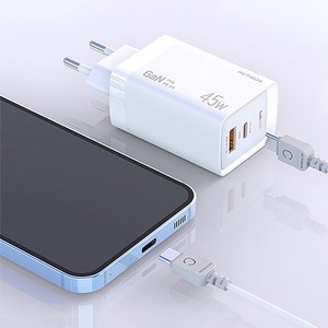 PTI001 갤럭시탭 S9 플러스 울트라 USB+C타입 GaN PPS 초고속충전기 2포트 PD 45W 급속 퀵차지, 1개