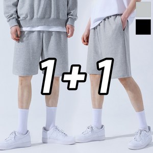 2장세트 컴포트 빅사이즈 5부 밴딩 트레이닝 반바지 (SCC5496PT)