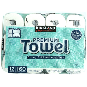 커클랜드 시그니춰 키친타올 160매, 12개