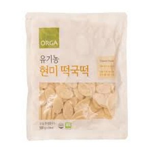 ORGA 유기농 현미 떡국떡, 1개, 500g