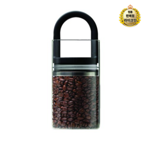 프리파라 EVAK 커피 유리 진공 밀폐용기 미디엄 709ml, 혼합색상, 1개