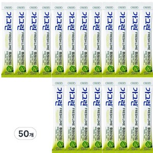 가그린 상쾌한 라임향 일회용 스틱 구강세정제, 10ml, 50개