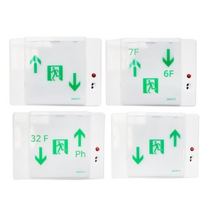 복도통로 유도등 보수용 led 비상구 유도등, 우상좌하, (좌)2F - (우)3F, 1개