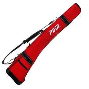 피지엠코리아 PGM 스탠딩 골프 하프백 연습장 갈때 간편한 경량 클럽 스탠드백, 레드