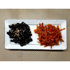 2가지 반찬 고소한 콩조림 500g 아삭한 마늘쫑무침 500g, 1개, 1kg