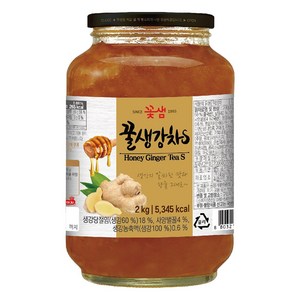 꽃샘 꿀생강차S 2kg X 4개, 1개입