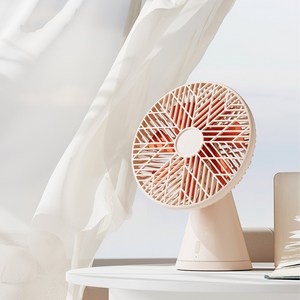 소싱 포레스트 탁상용 무소음 미니선풍기 사무실 책상 USB충전식 무선 캠핑용 소형 써큘레이터 미스티_베이지, 미스티(베이지)
