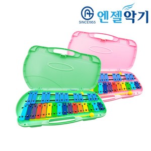 엔젤악기 엔젤 27음 그로켄슈필 실로폰 AG-N27/27N 국내생산 직접제조, 그린, AG-27N(박스), 1개