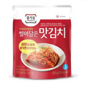 종가집 썰어담은 맛김치, 6개, 50g