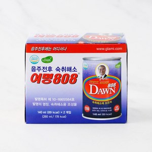 그래미 여명808 숙취해소음료, 140ml, 2개