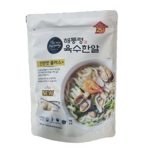 해통령 육수한알 진한맛 플러스 국물내기, 1개, 125g