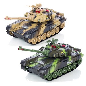 RC탱크 9993 배틀 무선 조종 워 탱크 대전모드, RC탱크 9993 그린