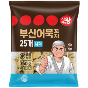 식자재왕 꼬치어묵 사각 750g, 8개