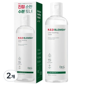 닥터지 레드 블레미쉬 클리어 수딩 토너, 300ml, 2개