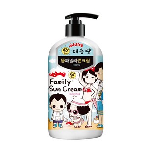 뚱 패밀리 대용량 썬크림 520ml, 510ml, 1개