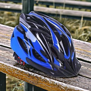 잇템바이 남녀공용 성인 자전거 헬멧, 블루, 1개