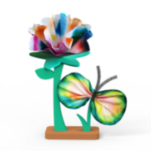 과학크로마토그래피 꽃과 나비-ZF