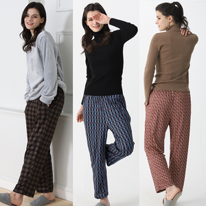 발렌티노크리스티 여성 기모 바지 잠옷 홈웨어 3p