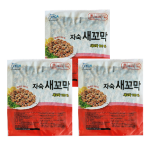 밥도독 깐꼬막 싱싱한 자숙 꼬막살, 3개, 1kg