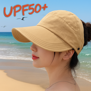[UPF50+] 더플라린스 여성용 캡보닛햇 - 자외선 차단 & 마스크 걸이 기능