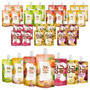 로엘 팅글 곤약젤리 7종 5팩 총 35팩 복숭아 130g 5p + 요구르트 130g 5p + 애플망고 130g 5p + 머스캣 130g 5p + 리치맛 80g 5p + 골드키위맛 80g 5p + 패션후르츠맛 80g 5p, 1세트