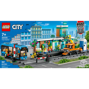 레고시티 기차역 60335 학습 취미 수집 단체 교육 LEGO CITY 907pcs, 혼합색상, 1개