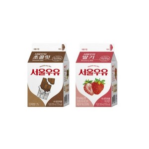 서울우유 카톤 초코우유, 12개, 200ml