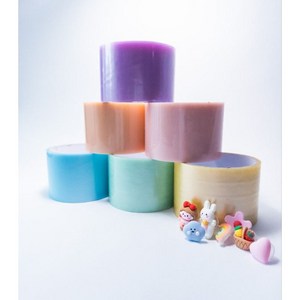 이안상점 테이프공 만들기 테이프 볼 공 만들기 폭6cm, 6가지색상, 1개