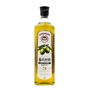 해표 압착 올리브유, 900ml, 3개