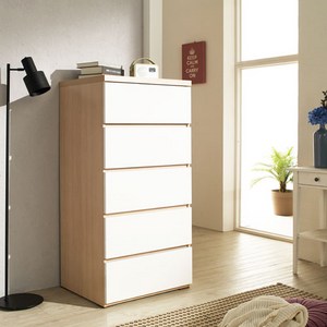 늘봄 5단 600서랍장 4color, 아이보리