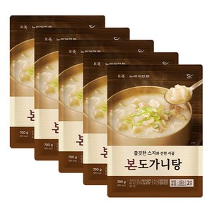 [본죽] 본 도가니탕 5팩, 5개, 700g